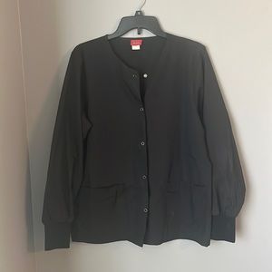 Black Scrub Jacket Dental Jacket